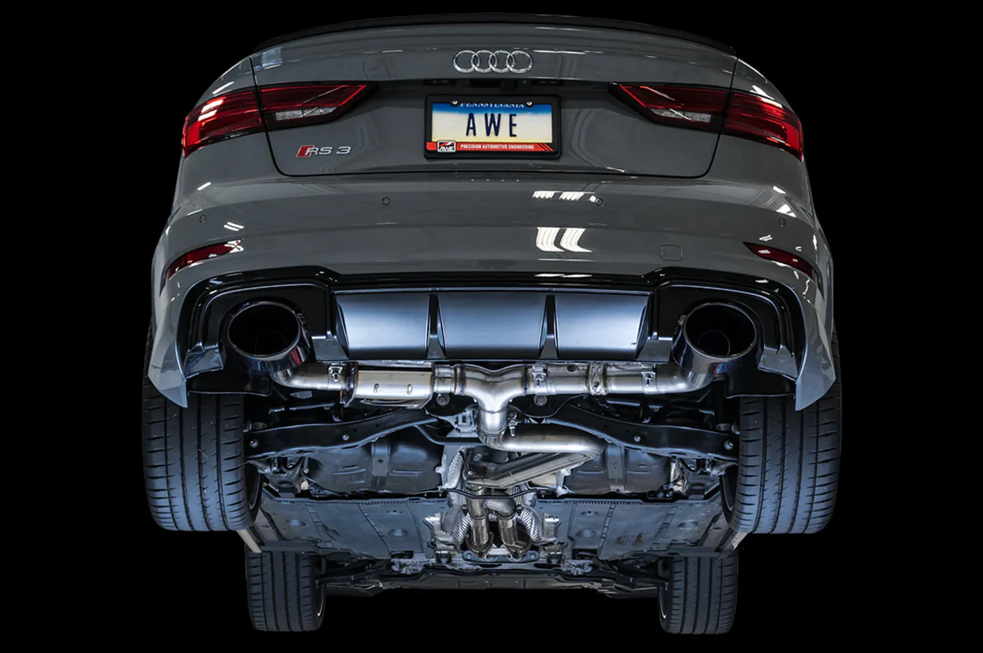 AWE SwitchPath Exhaust for 2017-2020 Audi RS3 (3025-33034) - Image 7