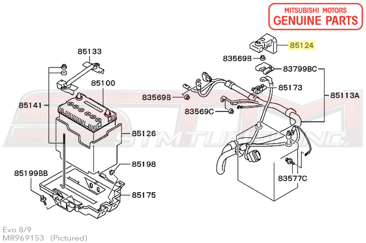 Mitsubishi Positive Battery Terminal Cap - Evo 7/8/9 - Image 7
