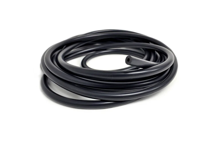 STM Black Silicone Vacuum Hose (Sold by the Foot)