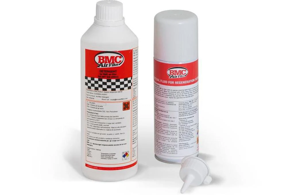 BMC Complete Filter Washing Kit - 500ml Detergent & 200ml Oil Spray (Aerosol) (WA200-500)