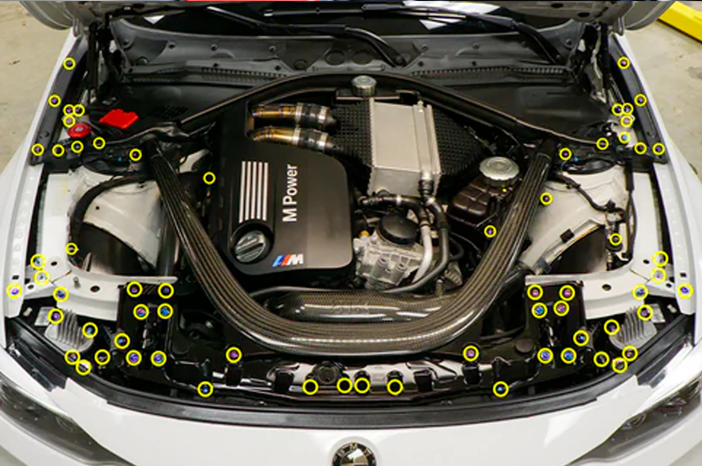 Dress Up Bolts Engine Bay Kit (S2) for F80 M3 (BMW-018) - Image 7