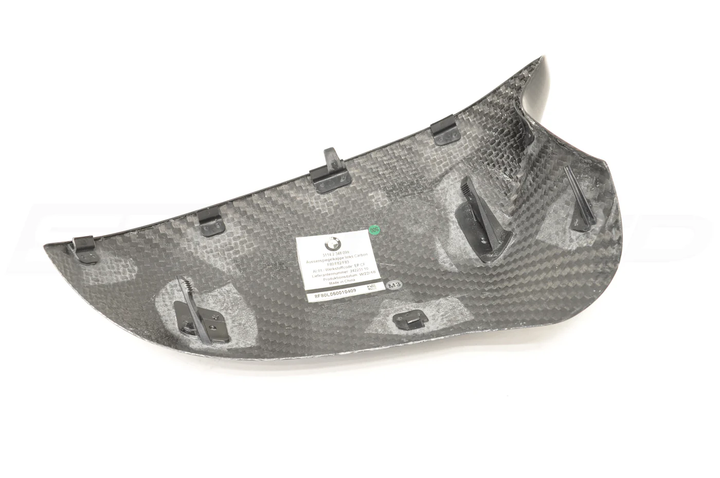 BMW OEM Carbon Fiber Mirror Covers for F80 M3 (51142348098 & 51142348099) - Image 3