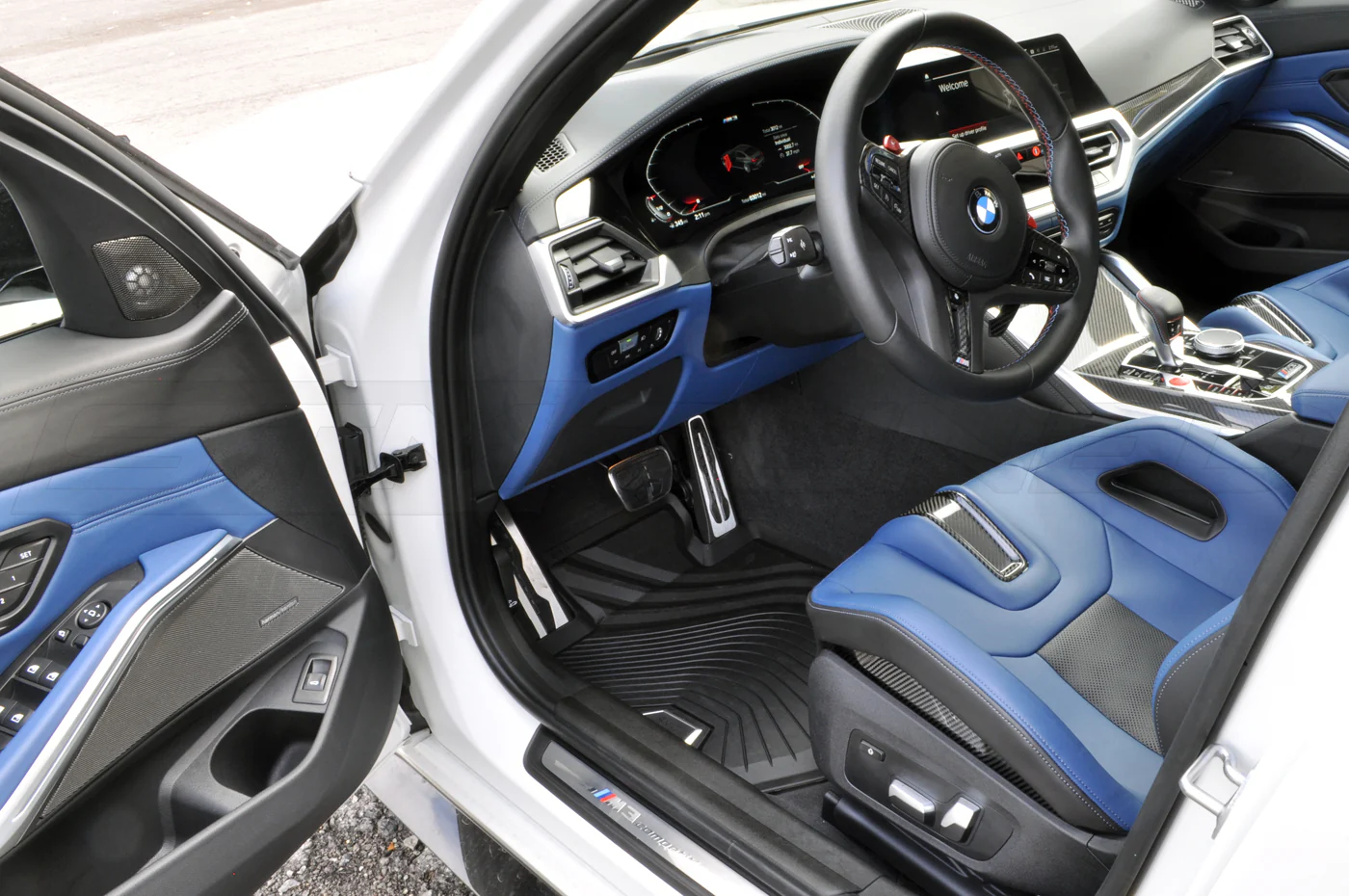 BMW All Weather Rubber Floor Mats for G80 M3 - Image 4