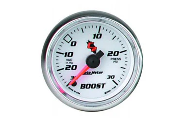 Boost/Vacuum: -30 to 30 PSI - C2 Stepper Motor Gauge (2 1/16")