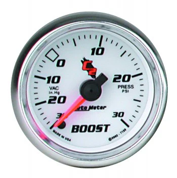Boost/Vacuum: -30 to 30 PSI - C2 Stepper Motor Gauge (2 1/16") - Image 2