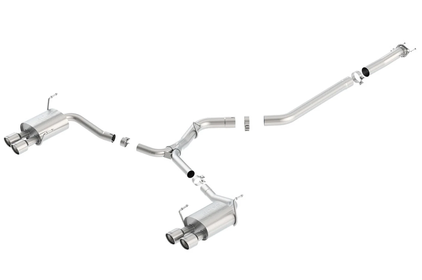 Borla S-Type Cat Back Exhaust for 2015-2021 VA Subaru WRX (140595)