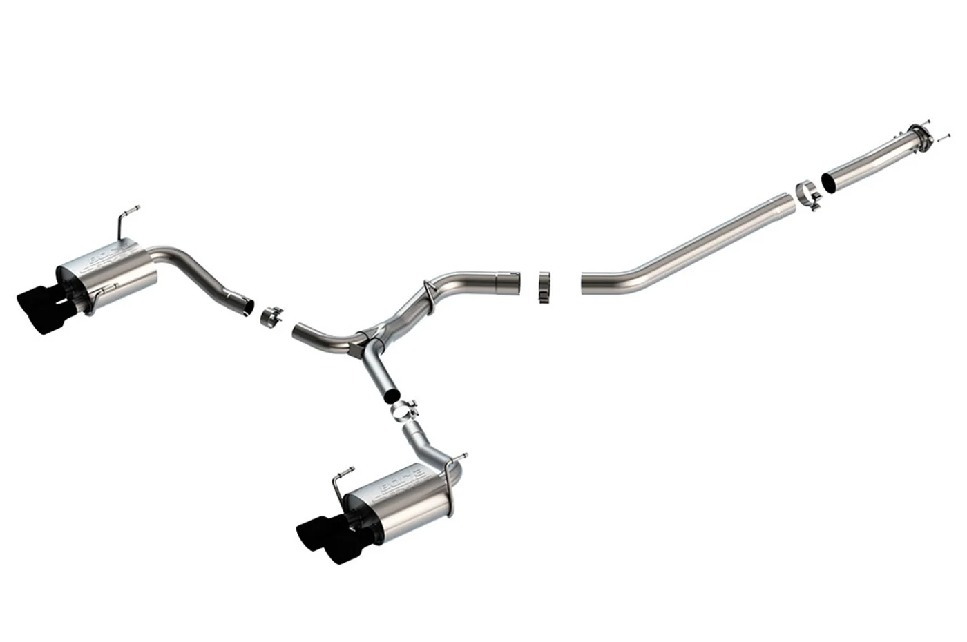 Borla S-Type Cat Back Exhaust for 2015-2021 VA Subaru WRX (140595) - Image 5