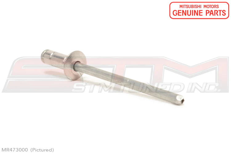 Mitsubishi Bumper Rivet (Silver) - Evo 7/8/9 - Image 2