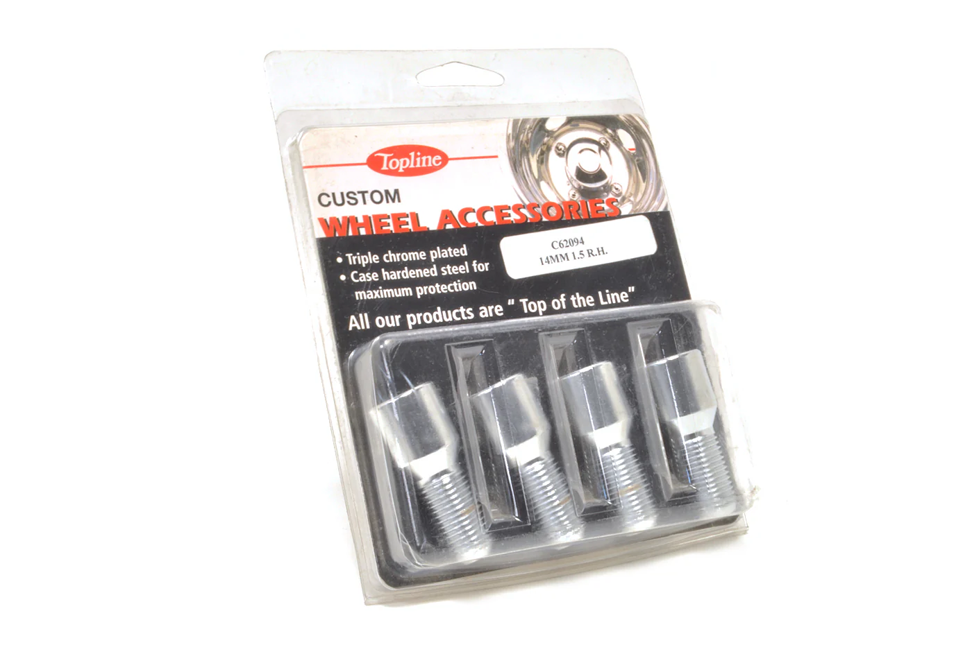 Topline Chrome Lug Bolts M14x1.5 Set of 20 (C62094) - Image 2