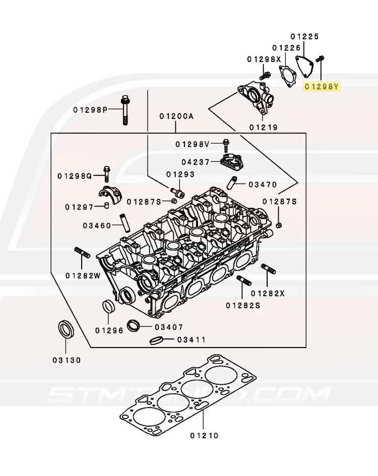 Mitsubishi OEM Cam Position Sensor Cover Bolt for 97-99 DSM & Evo 4-9 (MF140204) - Image 3