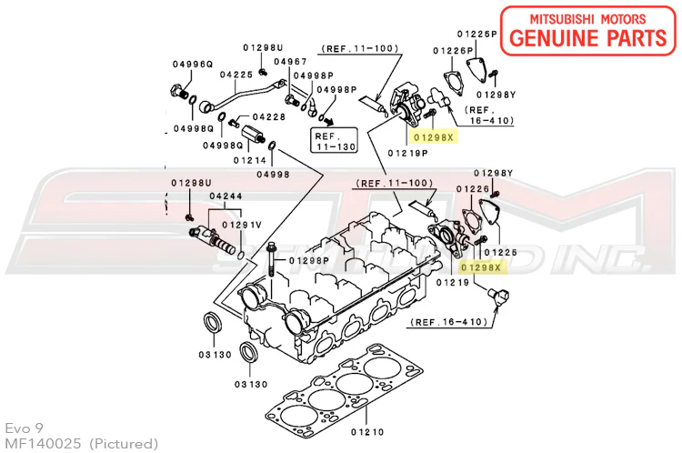 Mitsubishi Cam Position Sensor Support Bolt - Evo 7/8/9 (MF140025) - Image 3
