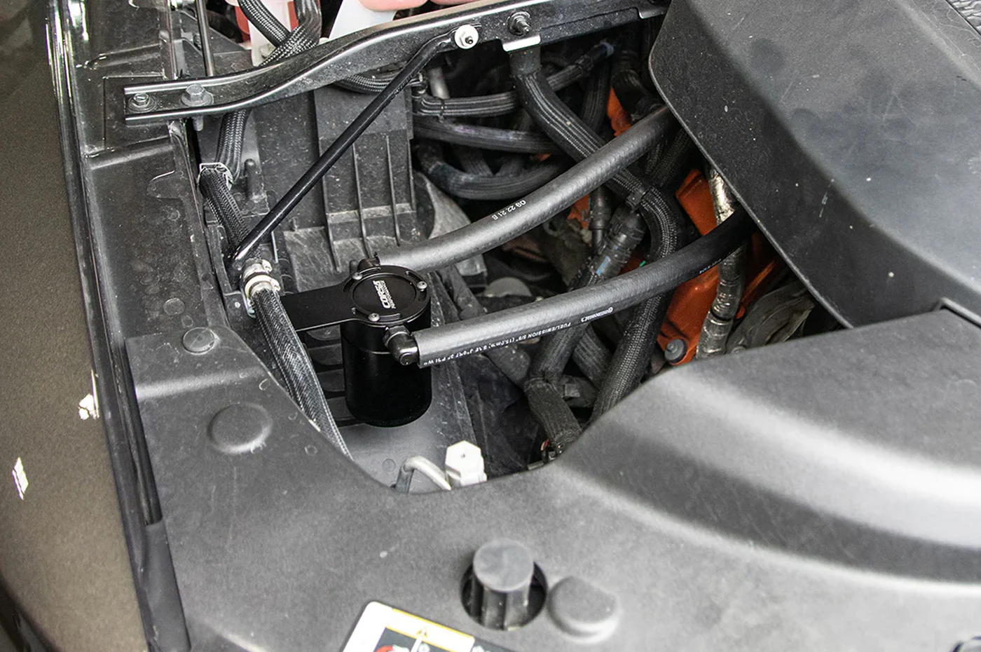Corsa Engine Oil Catch Can for 2021+ Ram TRX (CC0008) - Image 2