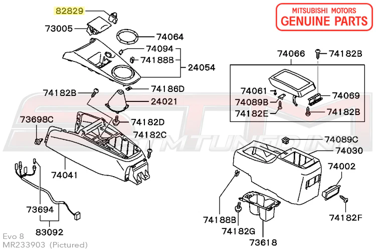 Mitsubishi Cigarette Lighter - Evo 7/8/9 - Image 3
