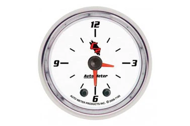 Clock: 12 Hour - C2 Electric Gauge (2 1/16")