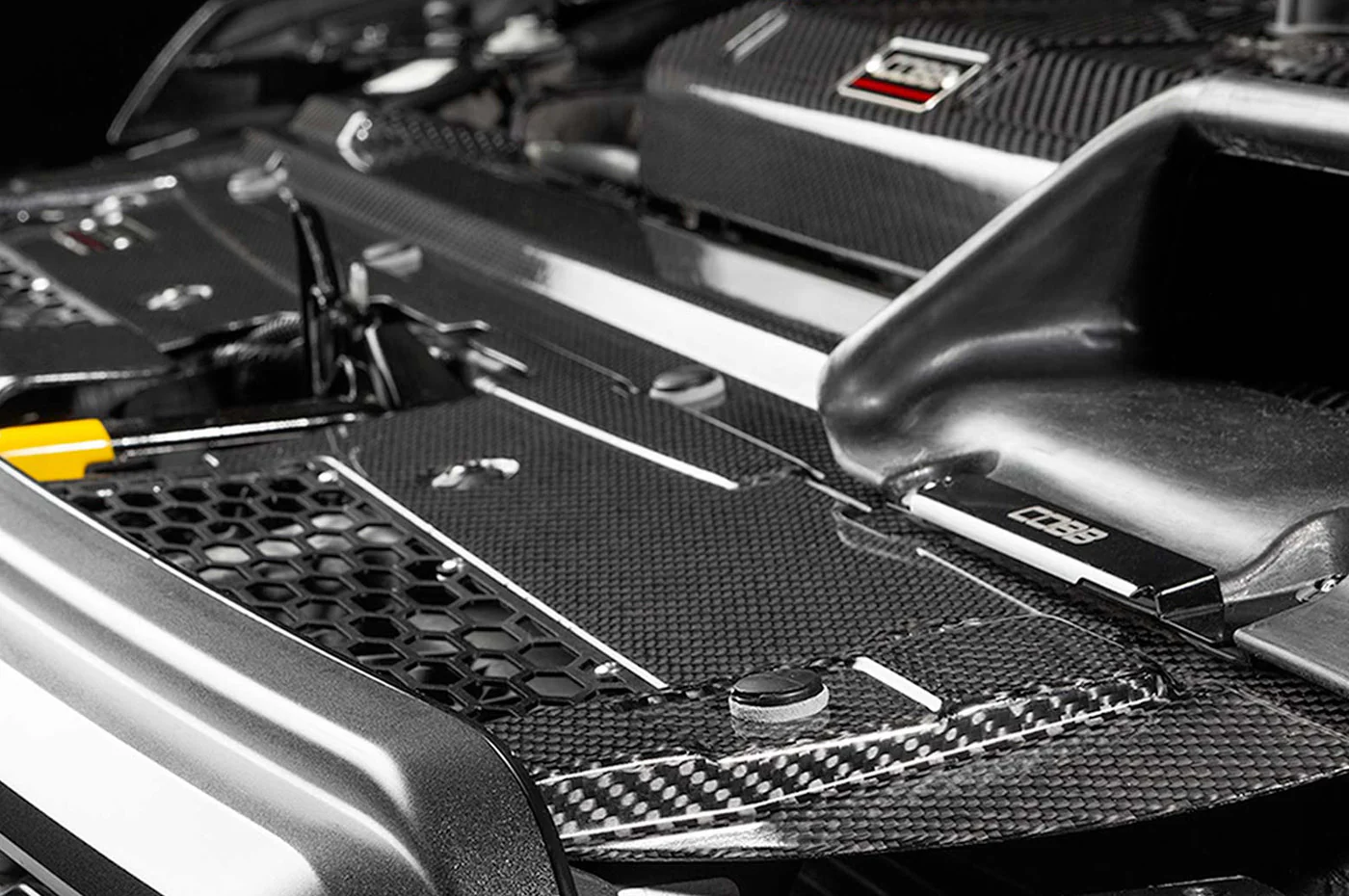COBB Redline Carbon Fiber Radiator Shroud for 2017-2020 Ford Raptor (4F2660) - Image 8