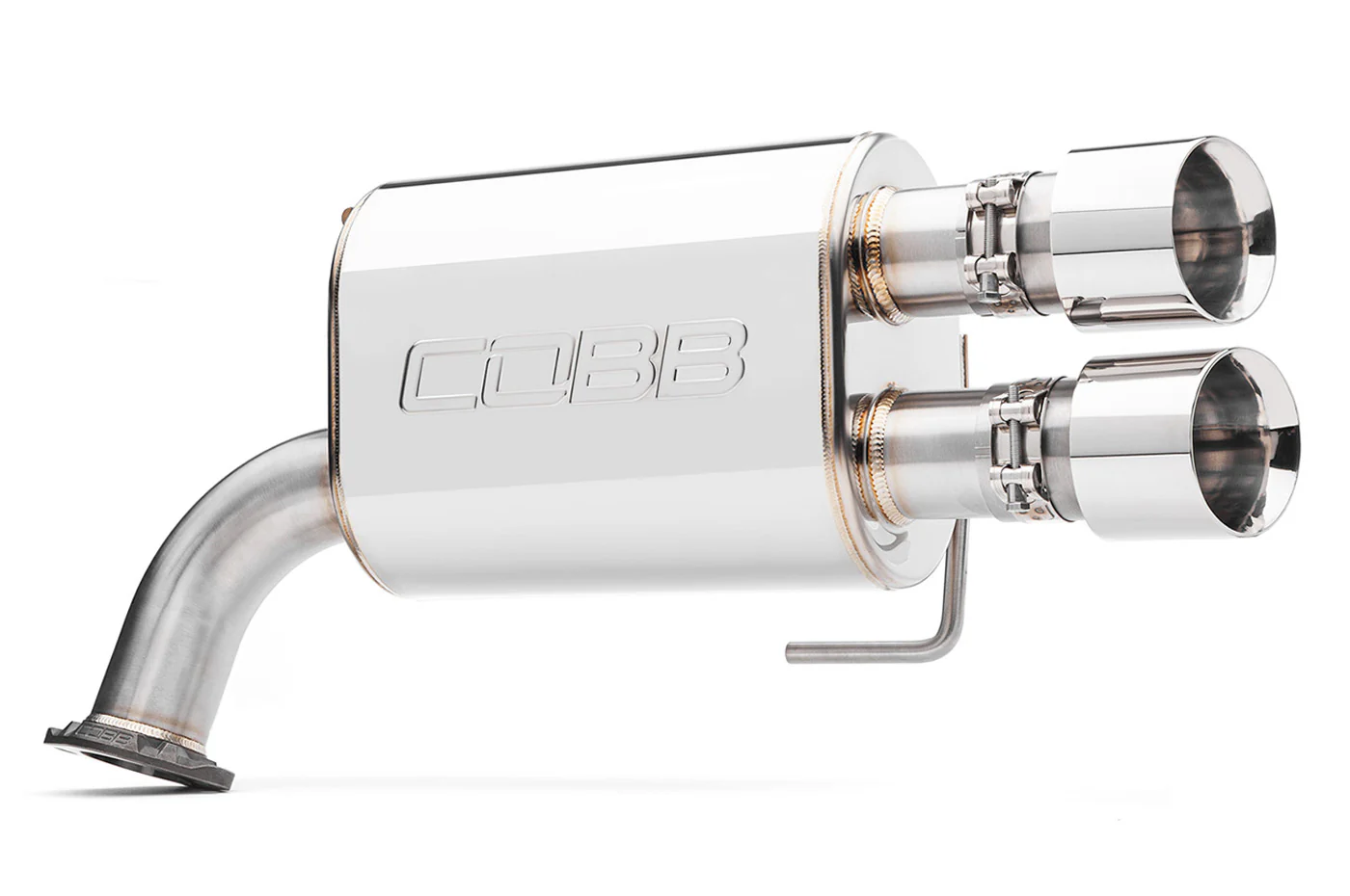 COBB Stainless Steel Cat-Back Exhaust for 2011-2021 WRX/STi Sedan (515160) - Image 3