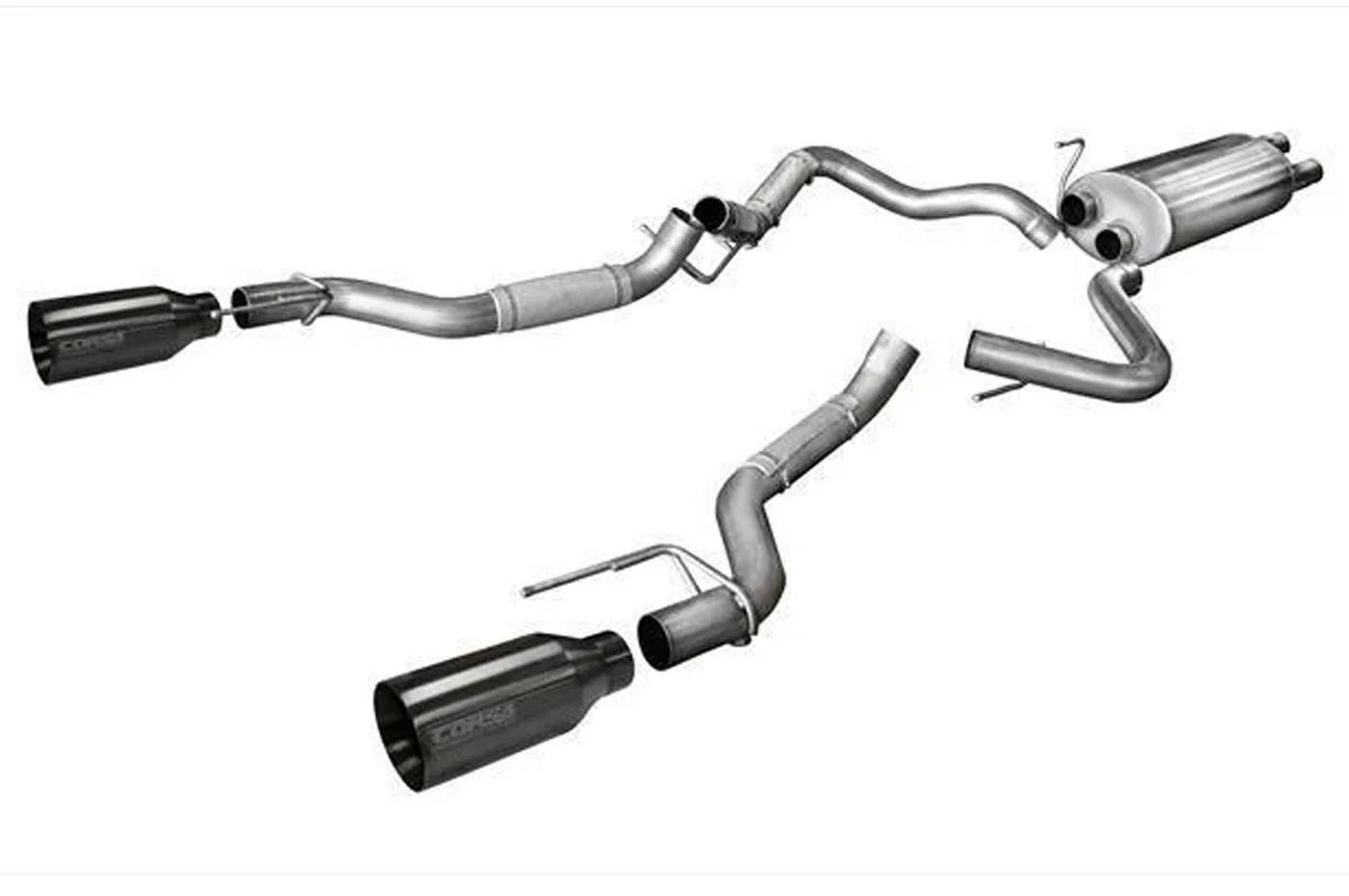 Corsa 3" Cat Back Exhaust for 2017-2020 Gen2 F150 Raptor (14397) - Image 3