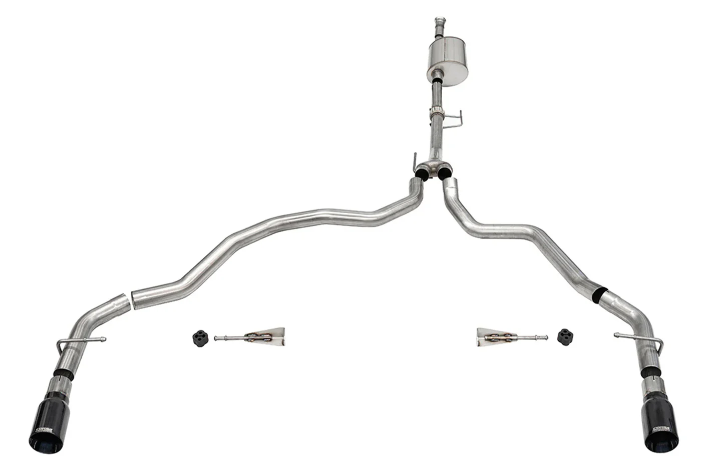 Corsa Sport 3" Cat-Back Dual Rear Exit Exhaust for 2021+ Gen3 F150 Raptor (21167) - Image 2