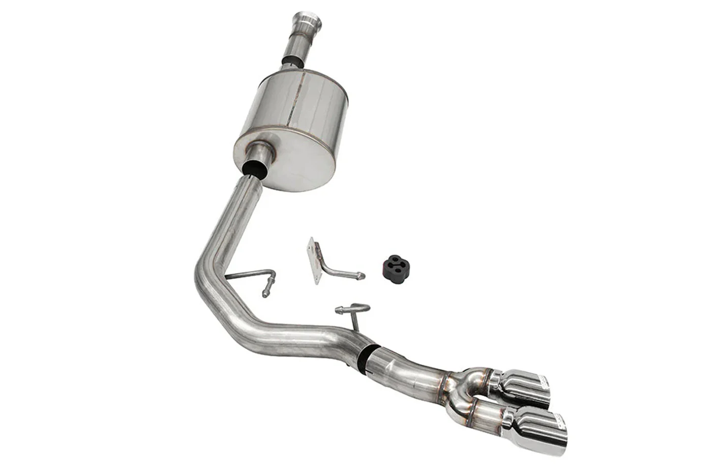 Corsa Sport 3" Cat-Back Front of Tire Exit Exhaust for 2021+ Gen3 F150 Raptor (21165)