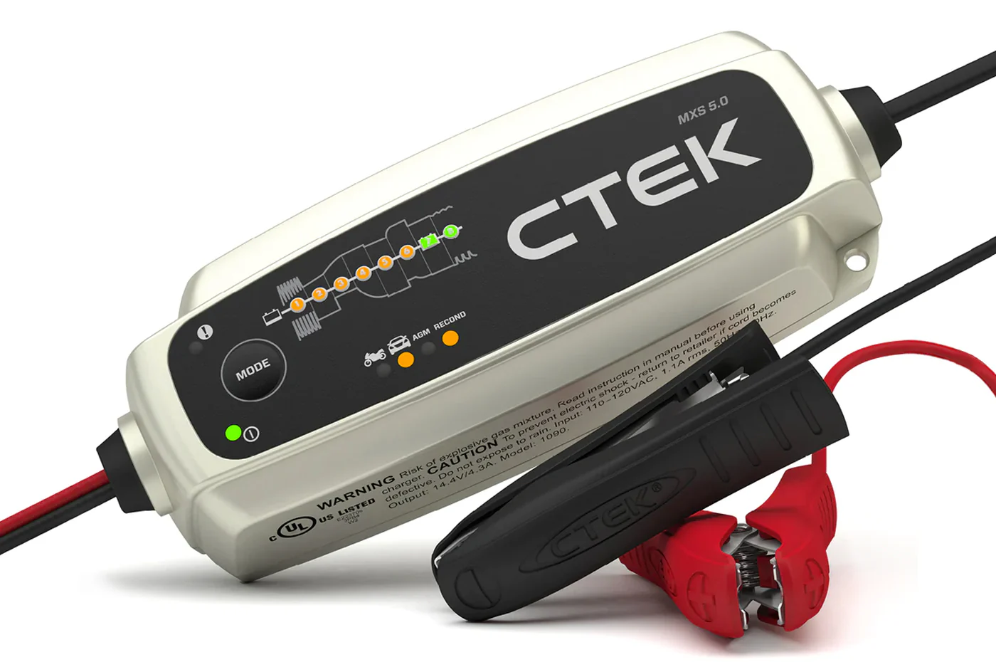 CTEK MXS 5.0 Battery Charger for 12 Volt Batteries (40-206) - Image 3