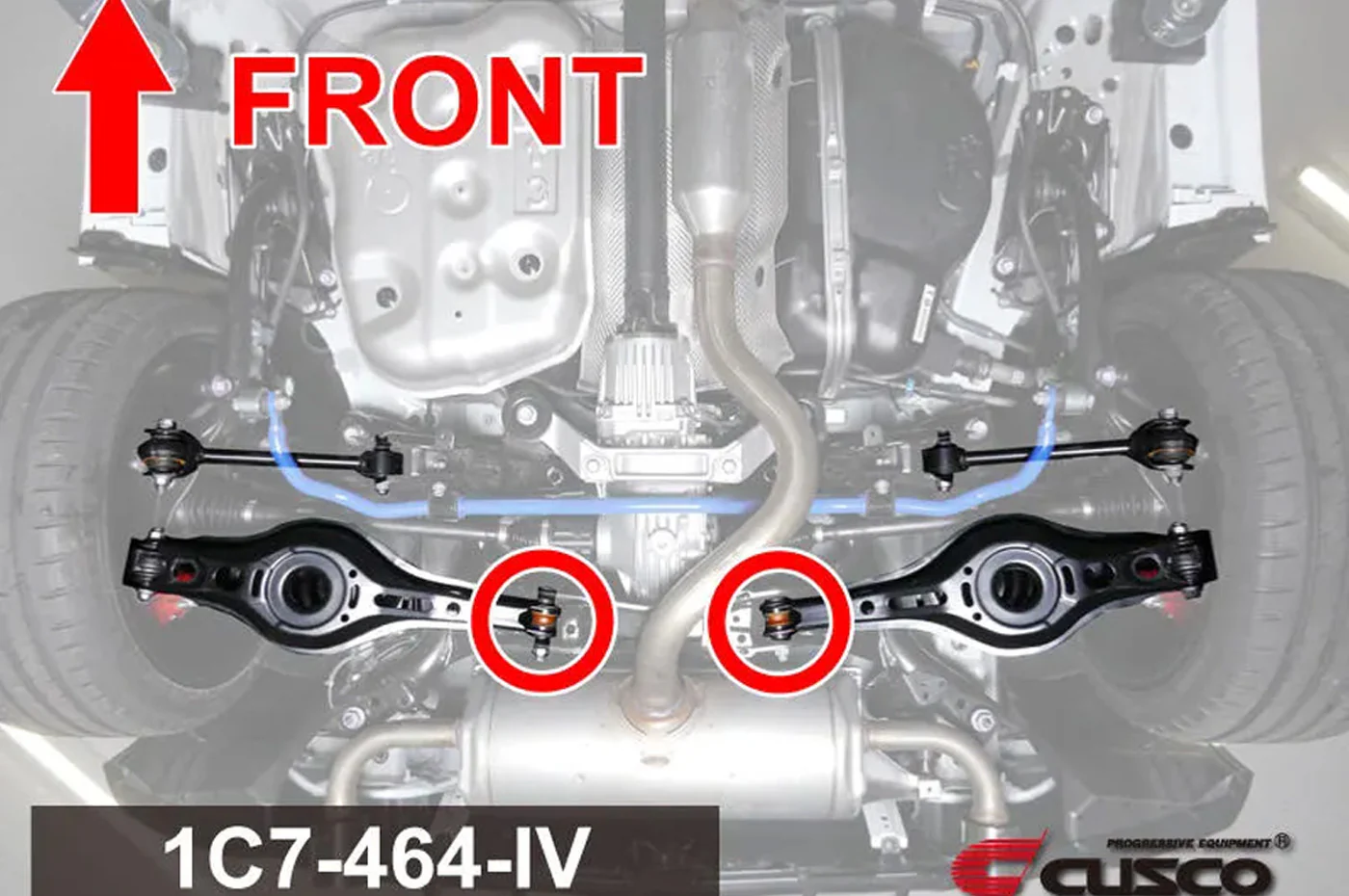 Cusco Rear Lower Control Arm Bushings for 2023+ Toyota GR Corolla (1C7 464) - Image 2