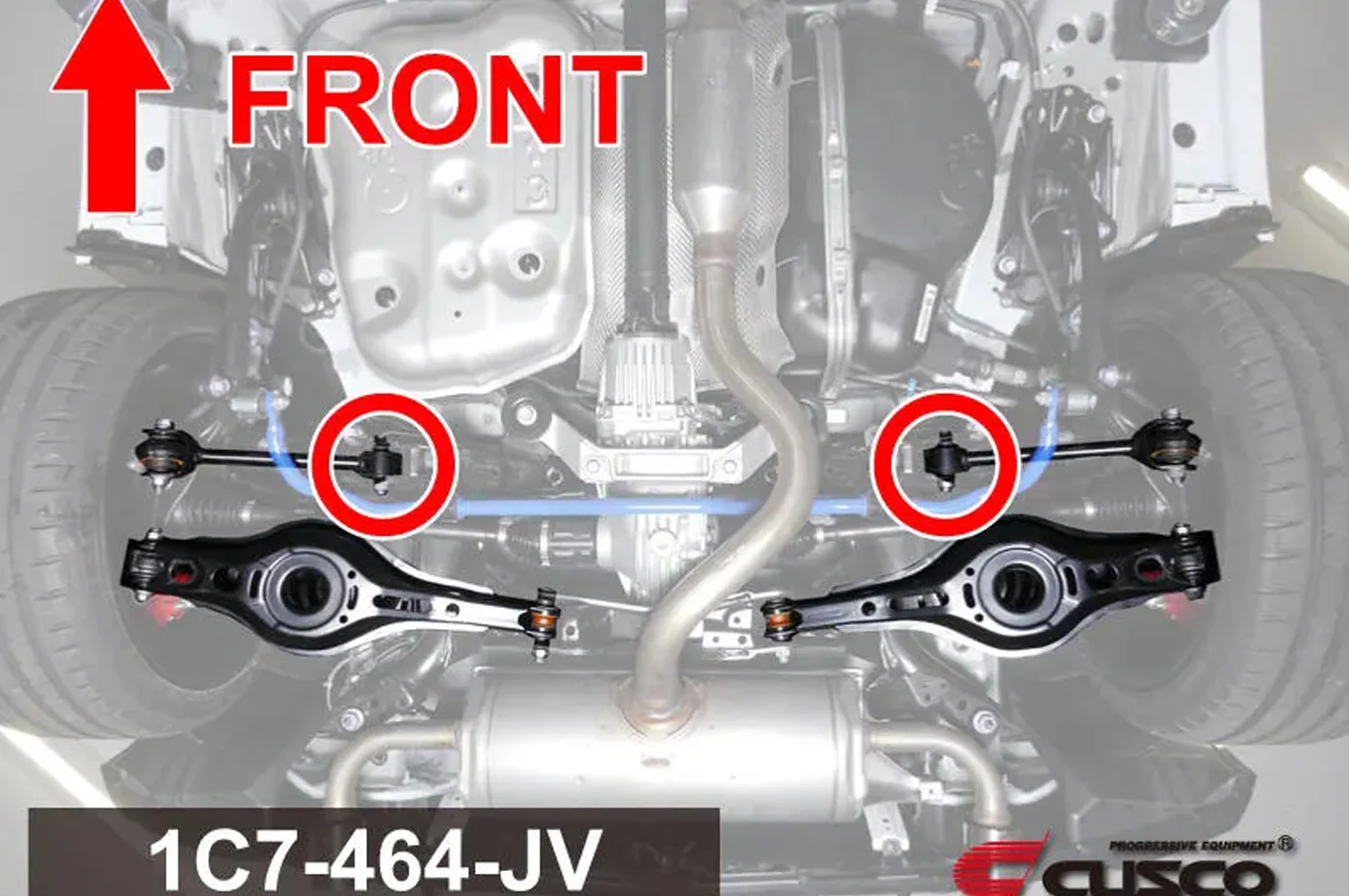 Cusco Rear Lower Control Arm Bushings for 2023+ Toyota GR Corolla (1C7 464) - Image 4
