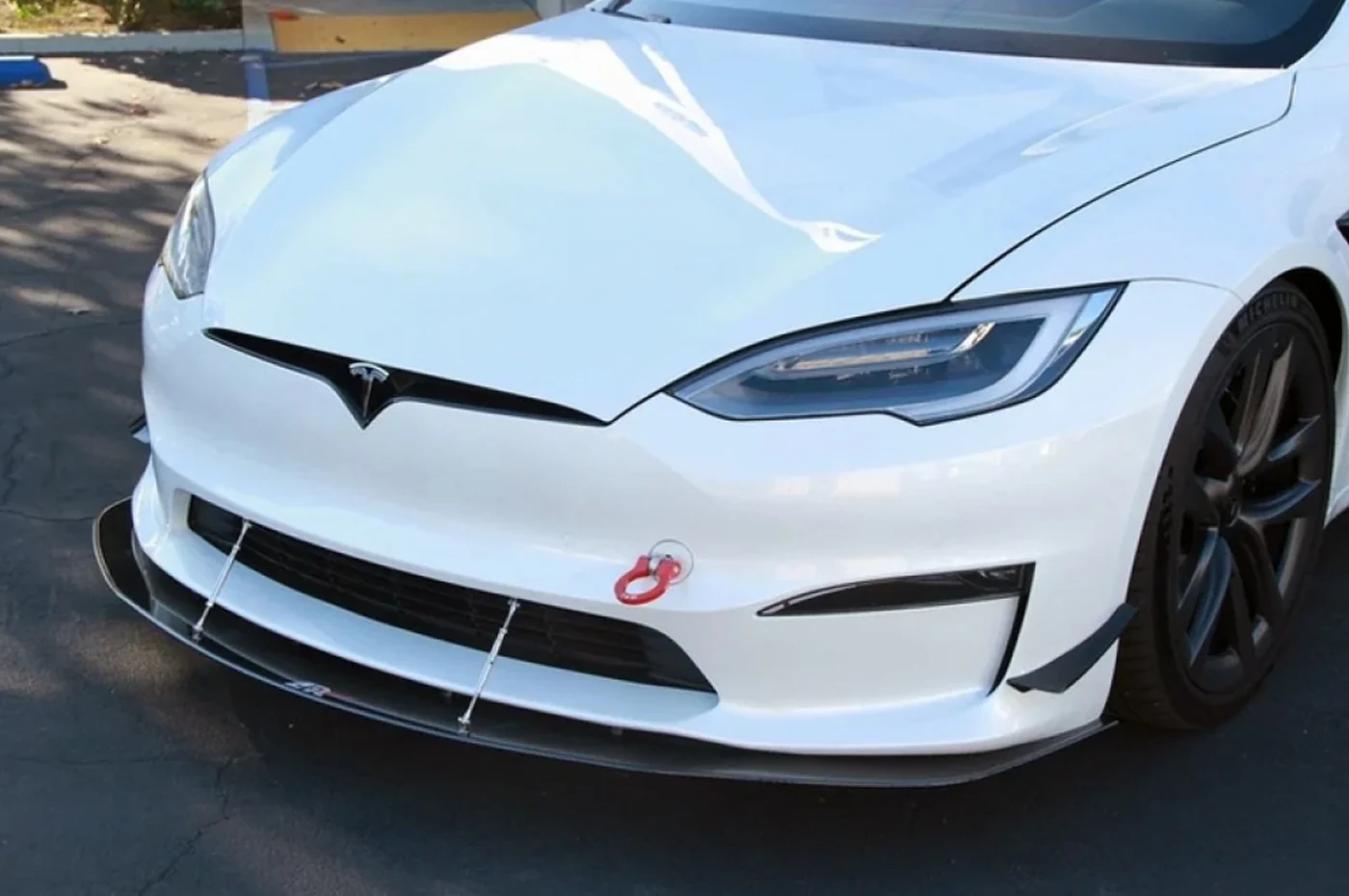 APR Carbon Front Wind Splitter for Tesla Model S Plaid (CW-266021) - Image 3