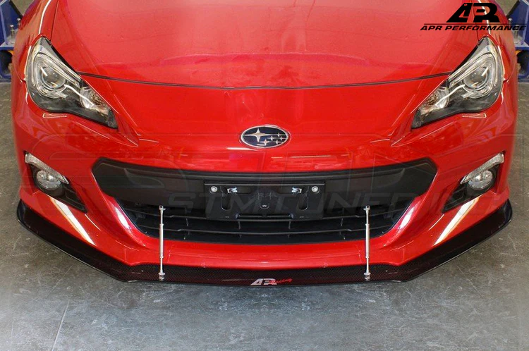 APR Carbon Fiber Front Wind Splitter with Rods for BRZ (CW-826012) - Image 5
