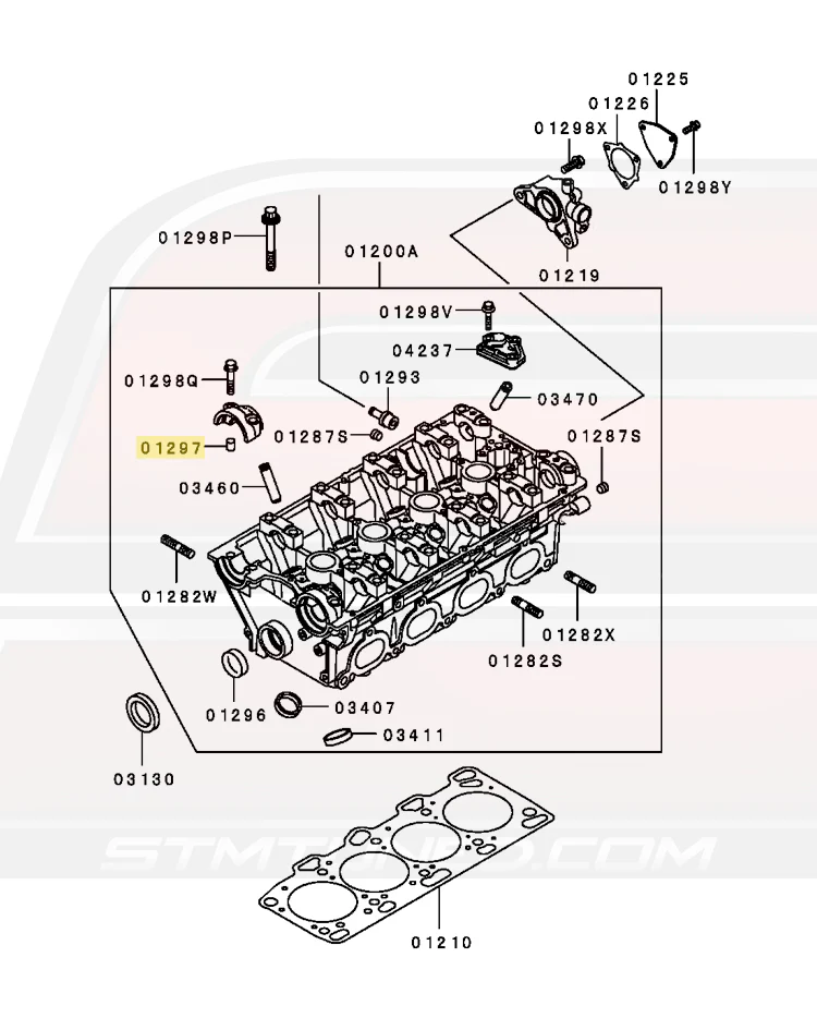 Mitsubishi OEM Cylinder Head Bushing for 4G63 Evo DSM (MD132806) - Image 3