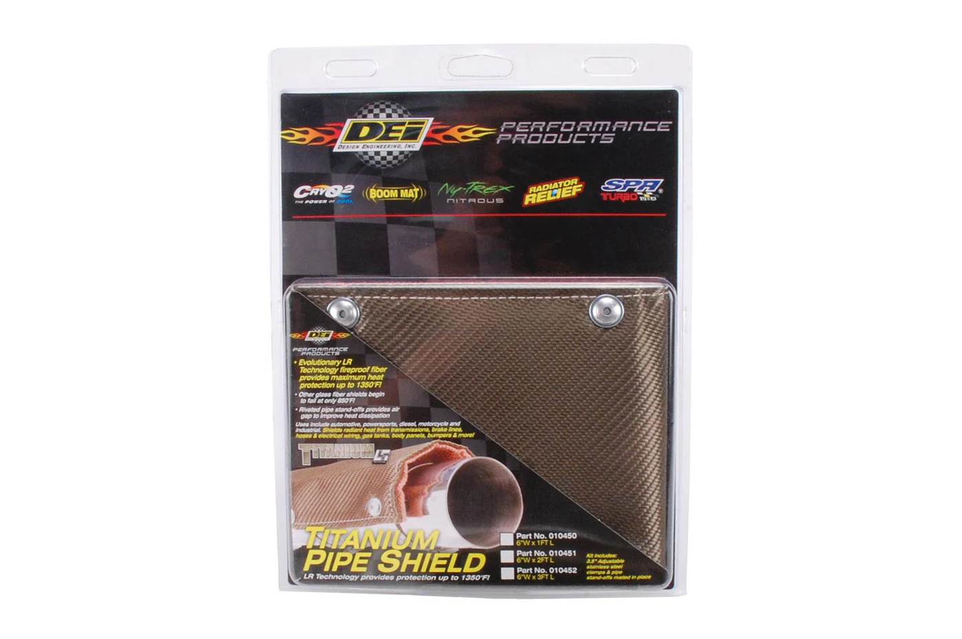 DEI Titanium Pipe Shield Kit - Image 4