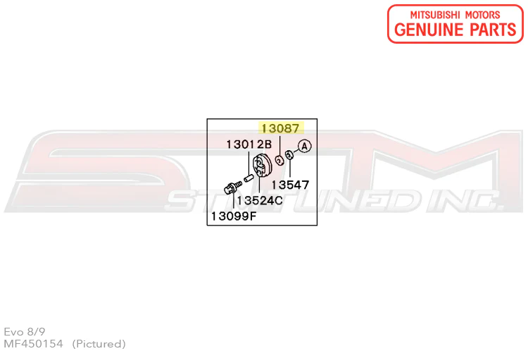 Mitsubishi Exhaust Hanger (A) Downpipe - Evo 8/9 - Image 6