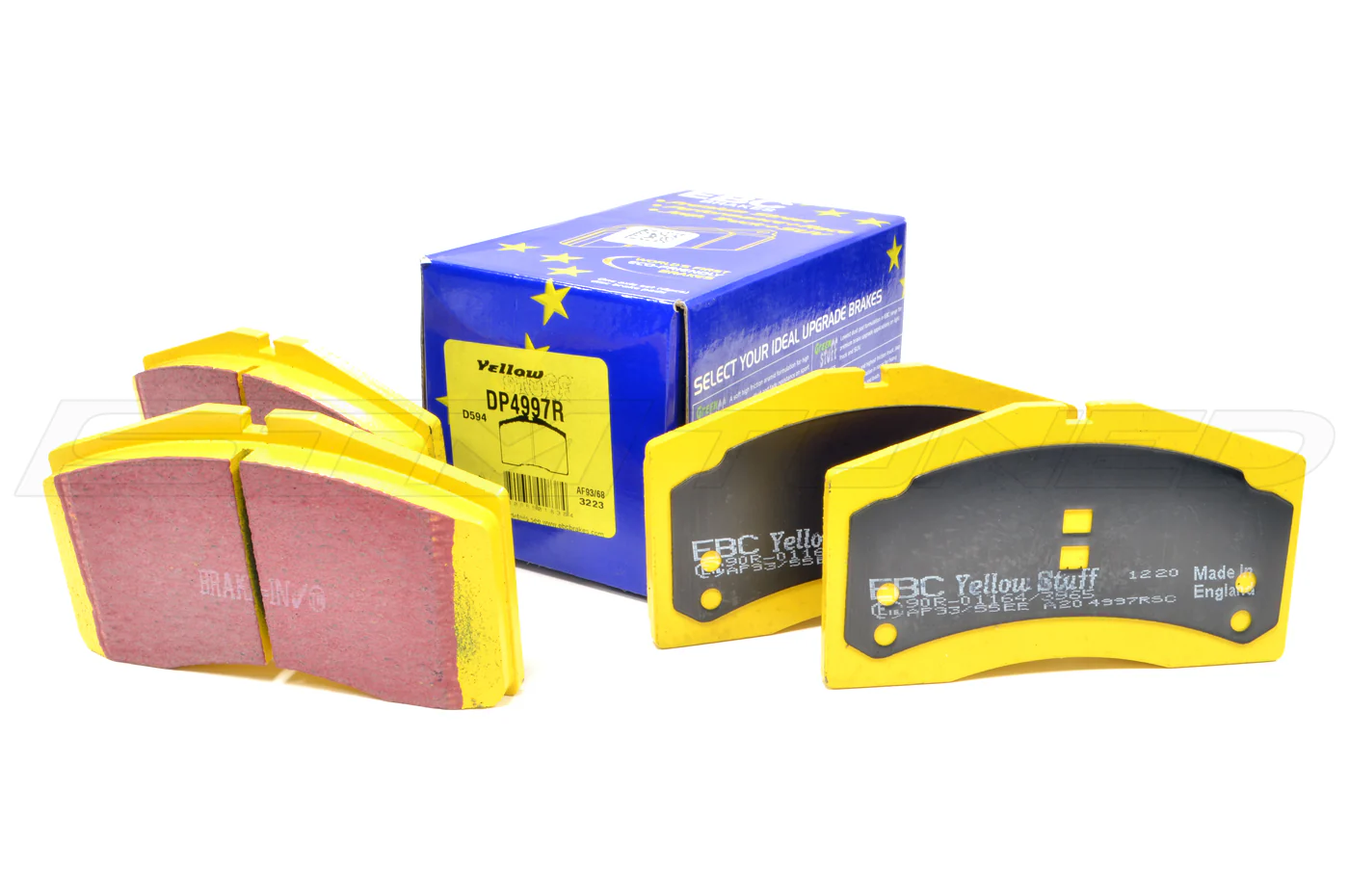 EBC Yellowstuff Brake Pads for Porsche 911/928 Front (DP4997R) - Image 2