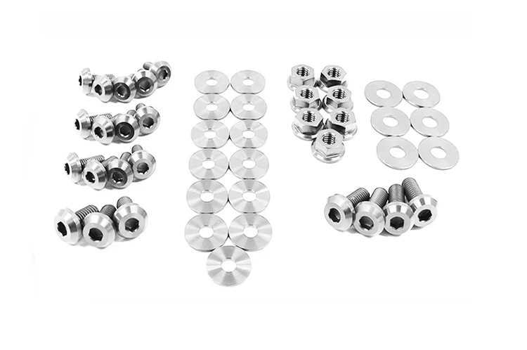 Dress Up Bolts Titanium Engine Bay Kit for 08-14 WRX/STi (SUB-005) - Image 5