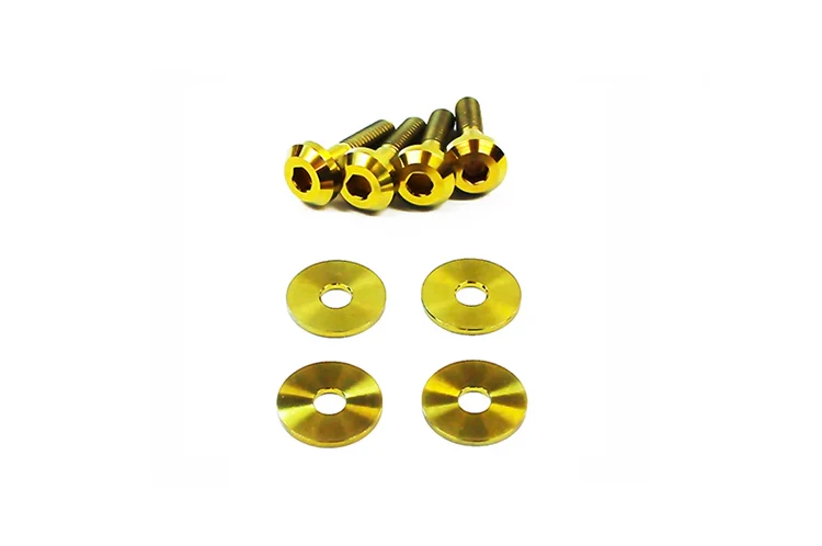 Dress Up Bolts Titanium Engine Cover Kit for R35 GTR (NIS-039) - Image 4