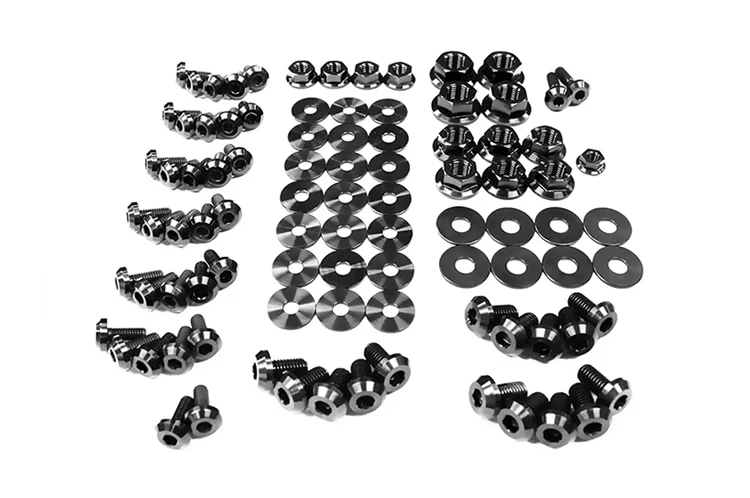 Dress Up Bolts Titanium Full Engine Bay Kit for 2G DSM (MIT-015) - Image 3