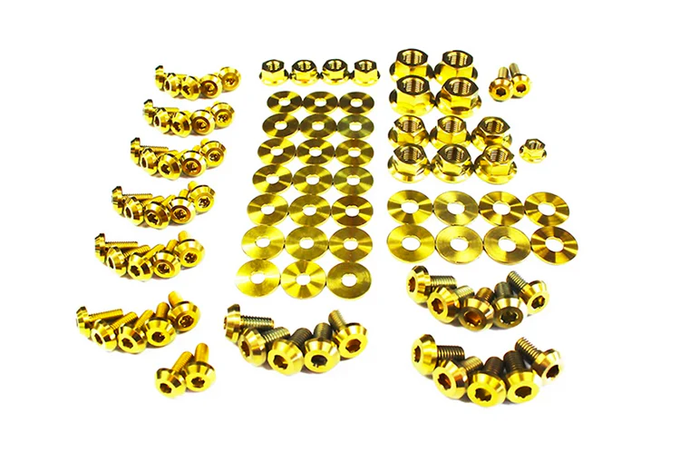Dress Up Bolts Titanium Full Engine Bay Kit for 2G DSM (MIT-015) - Image 4