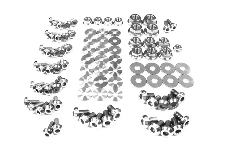 Dress Up Bolts Titanium Full Engine Bay Kit for 2G DSM (MIT-015) - Image 5