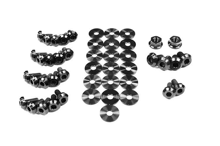 Dress Up Bolts Titanium Partial Engine Bay Kit for 2G DSM (MIT-016) - Image 3