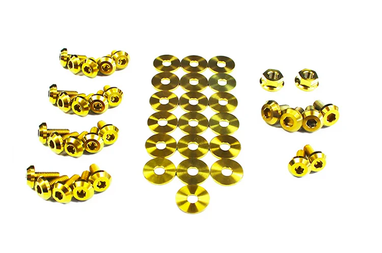 Dress Up Bolts Titanium Partial Engine Bay Kit for 2G DSM (MIT-016) - Image 4