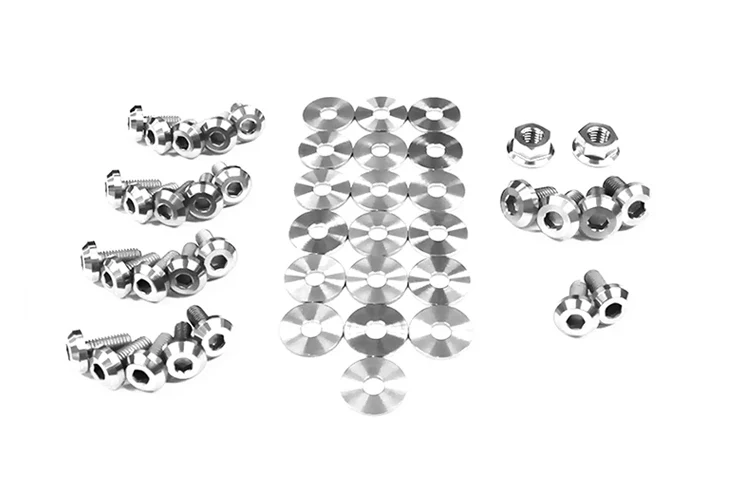 Dress Up Bolts Titanium Partial Engine Bay Kit for 2G DSM (MIT-016) - Image 5