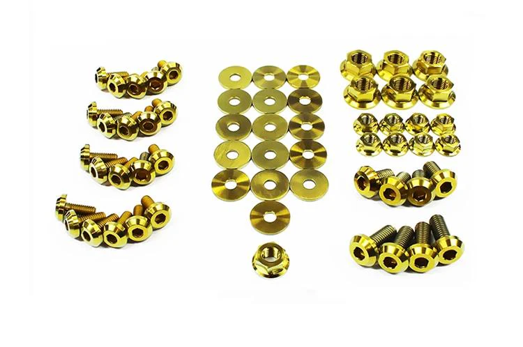 Dress Up Bolts Titanium Engine Bay Kit for Evo X (MIT-009) - Image 3