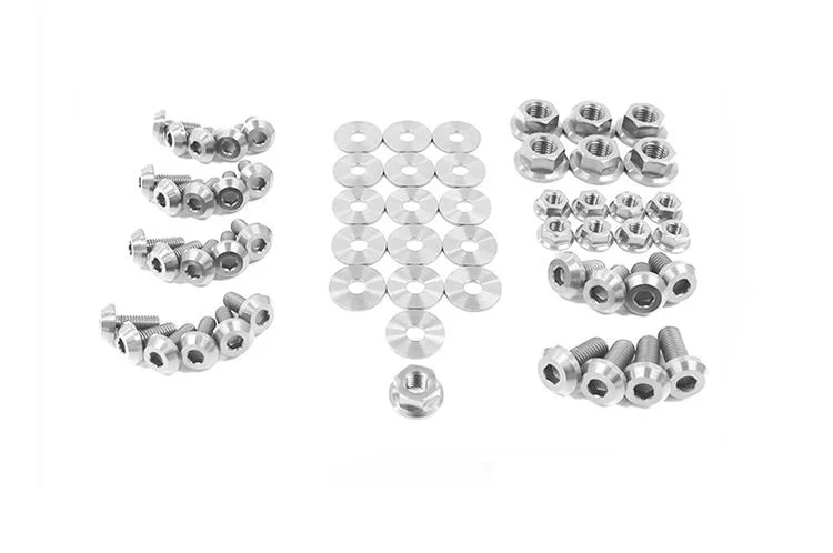 Dress Up Bolts Titanium Engine Bay Kit for Evo X (MIT-009) - Image 4