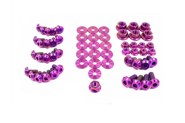 Dress Up Bolts Titanium Engine Bay Kit for Evo X (MIT-009) - Image 5