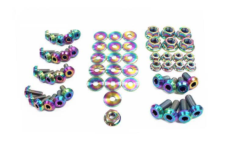 Dress Up Bolts Titanium Engine Bay Kit for Evo X (MIT-009) - Image 6
