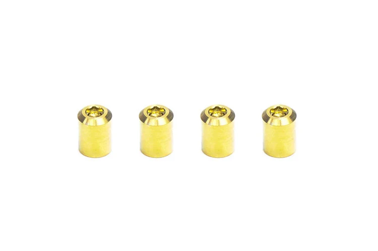 Dress Up Bolts Titanium Valve Stem Caps Bullet Style (ACC-001) - Image 5