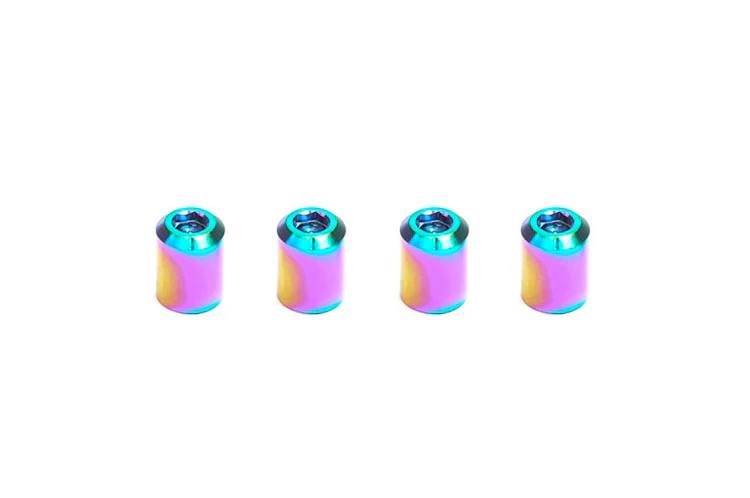 Dress Up Bolts Titanium Valve Stem Caps Bullet Style (ACC-001) - Image 8