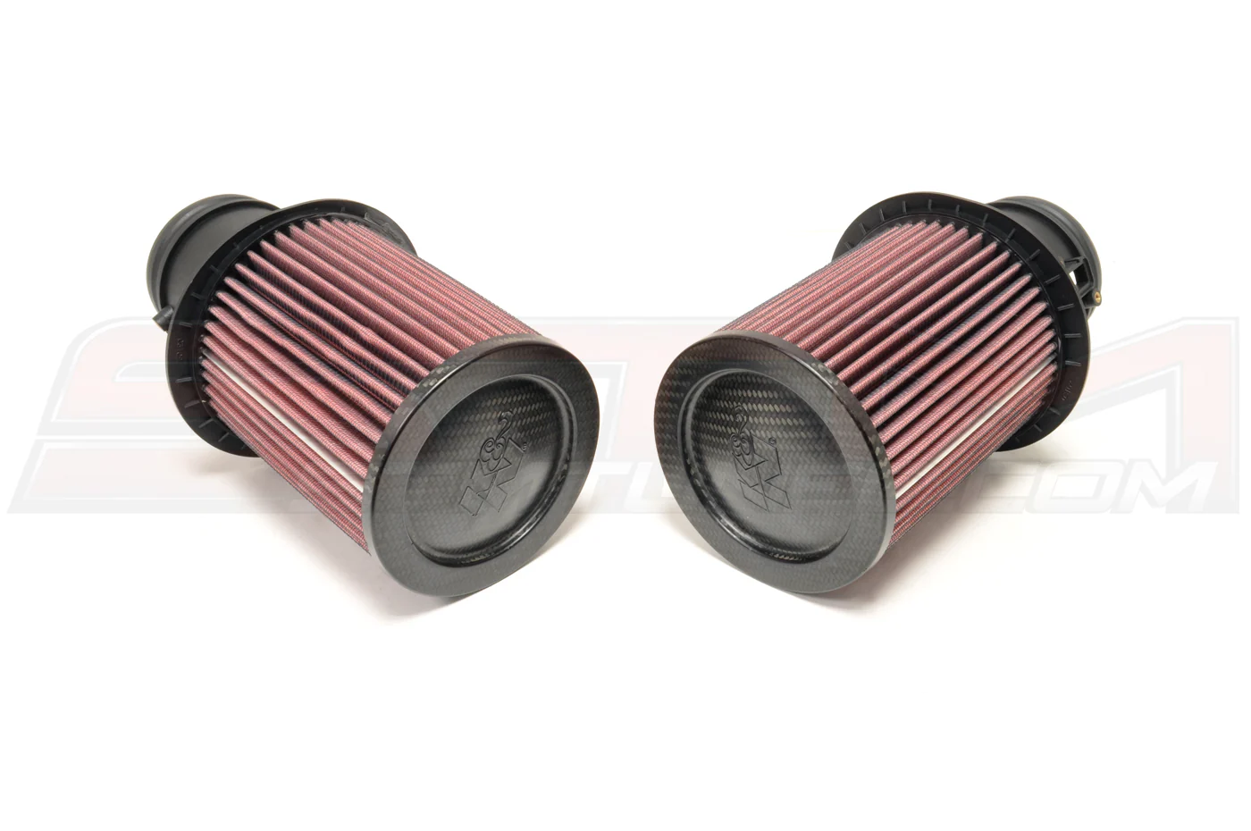 K&N Carbon Fiber Air Filters for R8 / Gallardo (E-0669) - Image 2