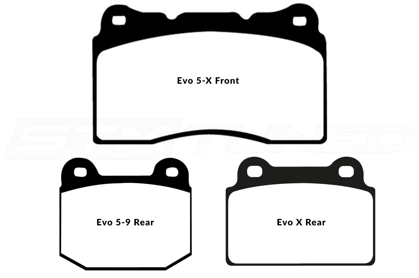 EBC Bluestuff Brake Pads for Evolution - Image 3