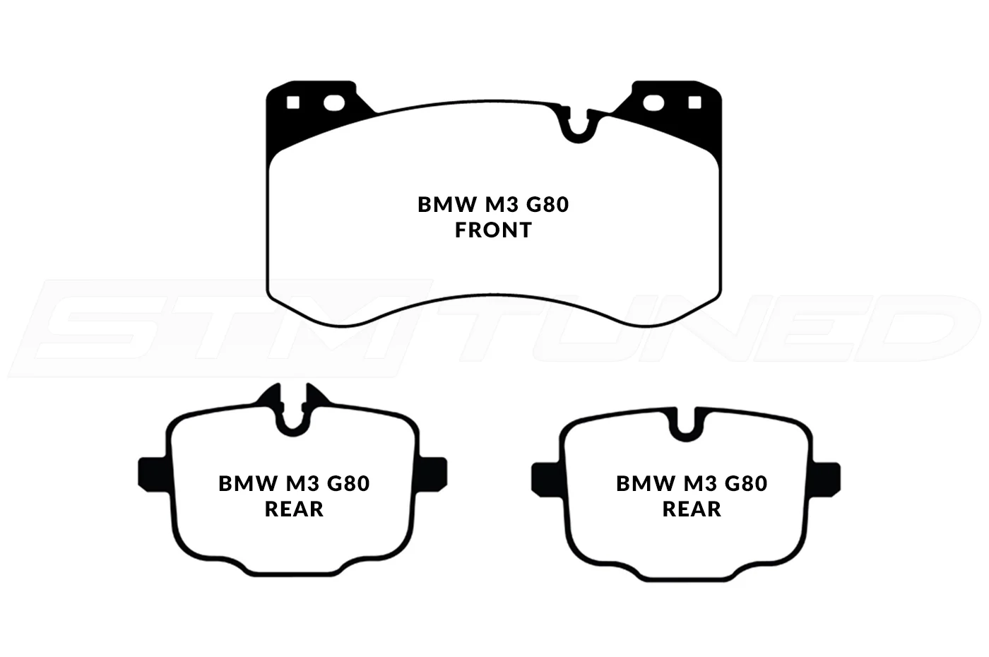 EBC Bluestuff Brake Pads for G8X M3/M4 - Image 3