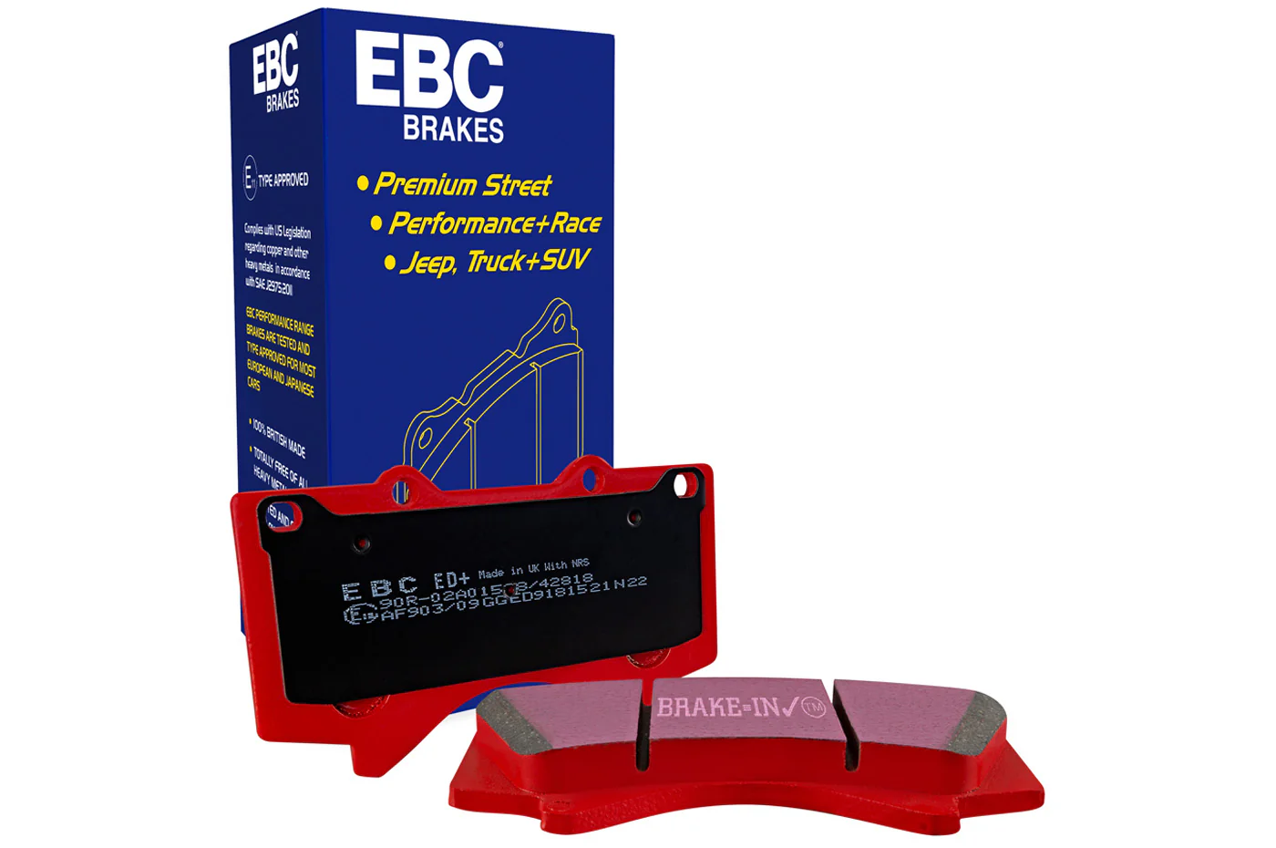 EBC Extra Duty Truck Brake Pads for 2017-2020 Ford F150 Raptor - Image 2